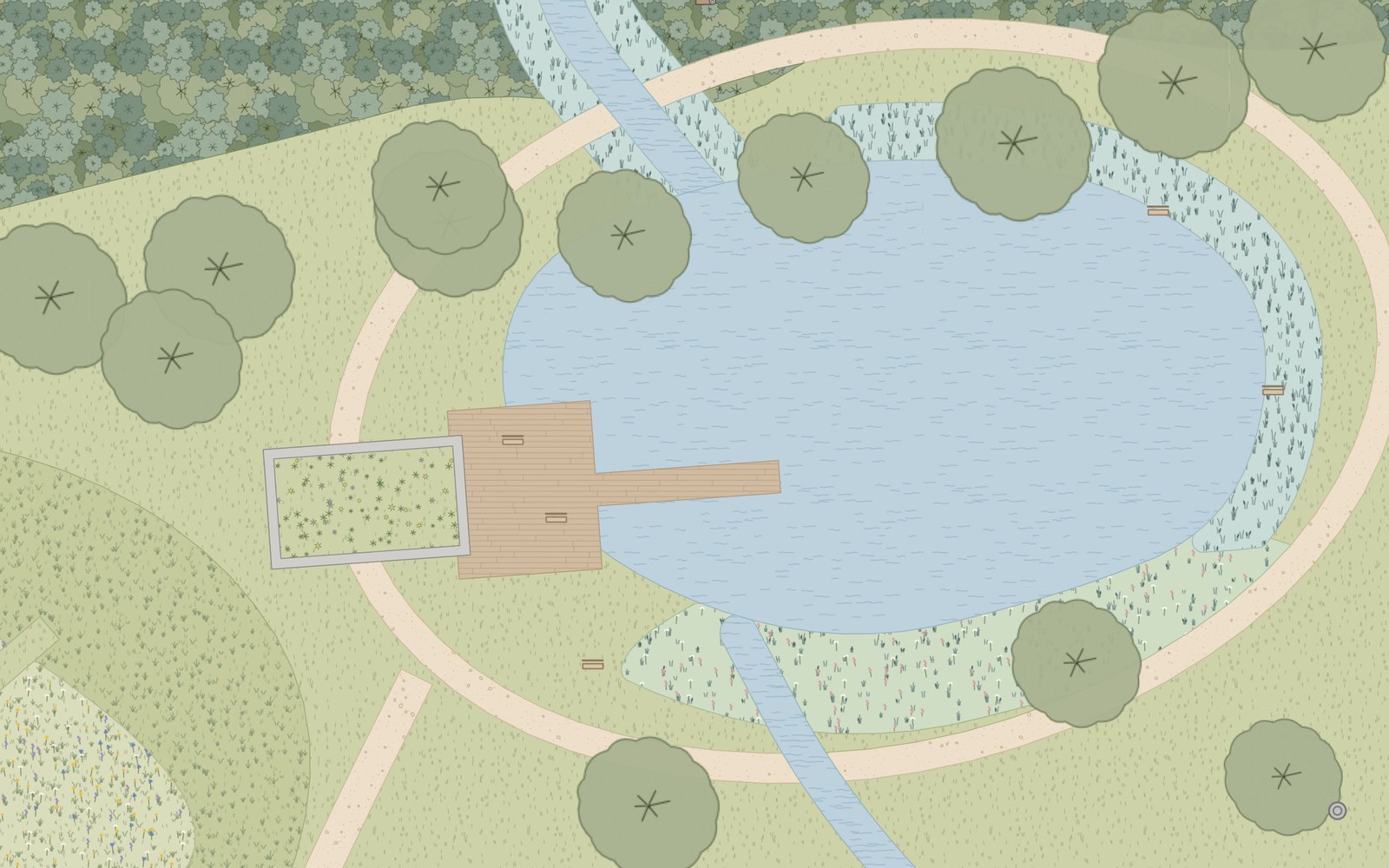 MapLibre, Detail bei Zoomstufe 19